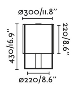 Faro Barcelona DRUM Επιτραπέζιο Φωτιστικό, Μαύρου-Μπεζ Χρώματος- 24020-31