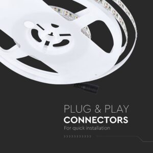 LED Ταινία 18W V-TAC Dimmable 1700lm/m Θερμό Λευκό 3000K 5 Μέτρα- 2404