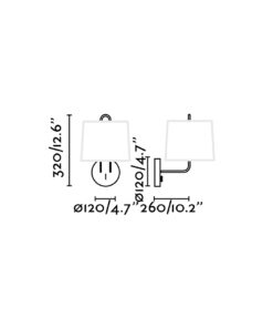 ΦΩΤΙΣΤΙΚΟ ΤΟΙΧΟΥ MONTREAL ΛΕΥΚΟ FARO – 24030