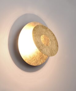 Επιτοίχιο Φωτιστικό LEANO Trio Lighting LED 6W 560lm 3000K Περιστρεφόμενο Χρυσό – 240310179