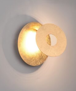 Επιτοίχιο Φωτιστικό LEANO Trio Lighting LED 6W 560lm 3000K Περιστρεφόμενο Χρυσό – 240310179