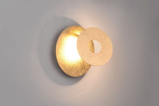 Επιτοίχιο Φωτιστικό LEANO Trio Lighting LED 6W 560lm 3000K Περιστρεφόμενο Χρυσό – 240310179