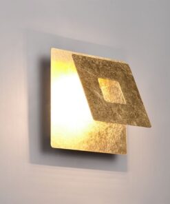 Επιτοίχιο Φωτιστικό LEANO Trio Lighting LED 6W 560lm 3000K Περιστρεφόμενο Χρυσό – 240319179