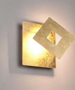 Επιτοίχιο Φωτιστικό LEANO Trio Lighting LED 6W 560lm 3000K Περιστρεφόμενο Χρυσό – 240319179