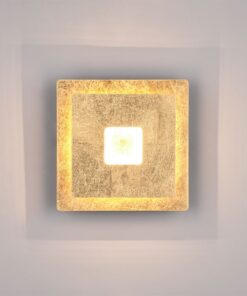 Επιτοίχιο Φωτιστικό LEANO Trio Lighting LED 6W 560lm 3000K Περιστρεφόμενο Χρυσό – 240319179