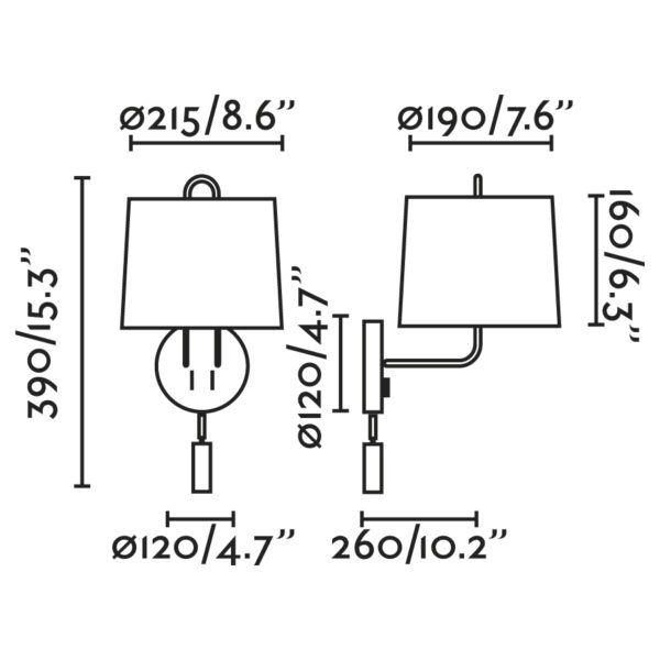 Faro Barcelona MONTREAL Επιτοίχιο Φωτιστικό Λευκού Χρώματος , με LED Αναγνώστη – 24032-01