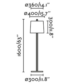 Faro Barcelona MONTREAL Επιδαπέδιο Φωτιστικό, Λευκού Χρώματος – 24036-07