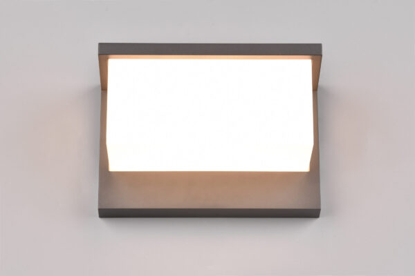 Απλίκα Τοίχου Ανθρακί NESTOS LED 13W 1300lm 3000K IP54 Trio Lighting – 240960142