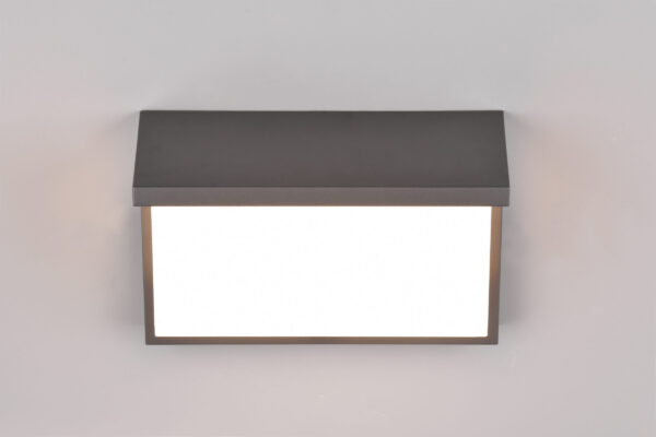 Απλίκα Τοίχου Ανθρακί NESTOS LED 13W 1300lm 3000K IP54 Trio Lighting – 240960142