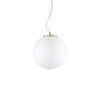 IDEAL LUX Κρεμαστό Φωτιστικό Οροφής GRAPE 1xE27 Λευκού Χρώματος – 241357