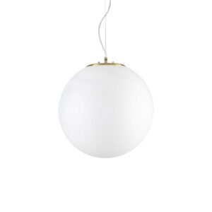 IDEAL LUX Κρεμαστό Φωτιστικό GRAPE 1xE27 Λευκού Χρώματος – 241364
