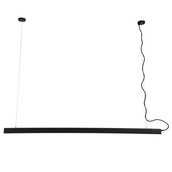 GloboStar® OFFICE 61025-P Γραμμικό Κρεμαστό Φωτιστικό Linear LED 18W 2170lm 120° AC 220-240V Μ120 x Π2 x Υ4cm Θερμό Λευκό 2700K – Μαύρο – 3 Years Warranty
