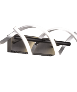 Φωτιστικό Τοίχου Trio Lighting SEQUENCE , 22W · 2800lm, 2300+3000+4000K Βουρτσισμένο Αλουμίνιο Αλουμίνιο, Step Dimmable, Χρώματα Ρυθμιζόμενα στο Φωτιστικό – 241810205