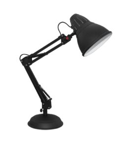 Φωτιστικό Γραφείου E27 Μέταλλο-Πλαστικό Μαύρο Ματ ACA DECOR – 2429MBK