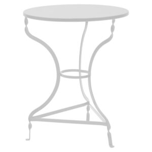 Table Noah pakoworld metallic white D58x72cm 243-000076
