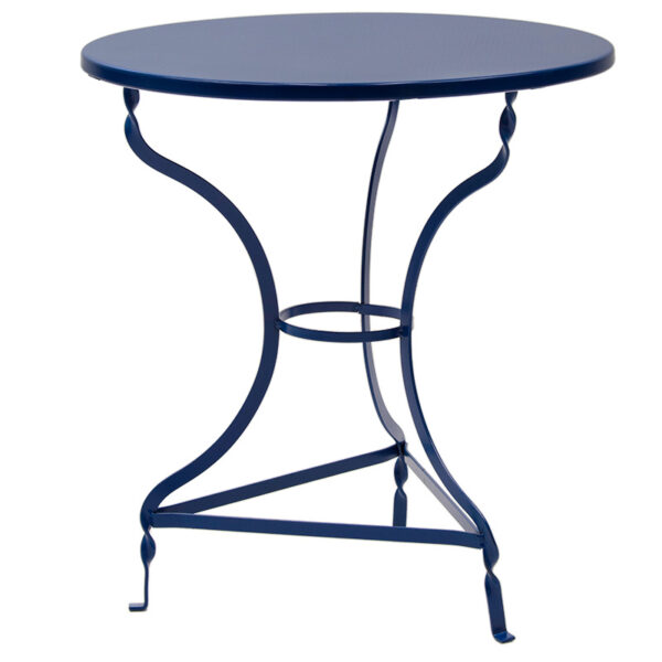 Table Noah pakoworld metallic blue D70x72cm 243-000084