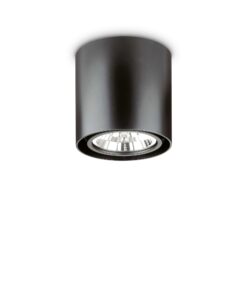 IDEAL LUX Φωτιστικό Οροφής MOOD 1xGU10 Μαύρου Χρώματος – 243450