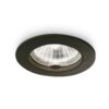IDEAL LUX Χωνευτό Σποτ Οροφής AZZ 1xGU10 Μαύρου Χρώματος – 243818