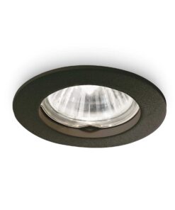 IDEAL LUX Χωνευτό Σποτ Οροφής AZZ 1xGU10 Μαύρου Χρώματος – 243818