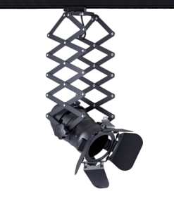 Μαύρο Σποτ Ράγας Τριφασικό Track Light Ατσάλι 1xE27 PAR30 4 Καλωδίων ACA – 243TLB4W