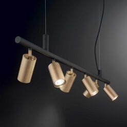 IDEAL LUX DYNAMITE SP6 OTTONE – 244648