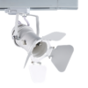 Λευκό Σποτ Ράγας Τριφασικό Track Light Ατσάλι GU10 4 Καλωδίων ACA – 244TLW4W