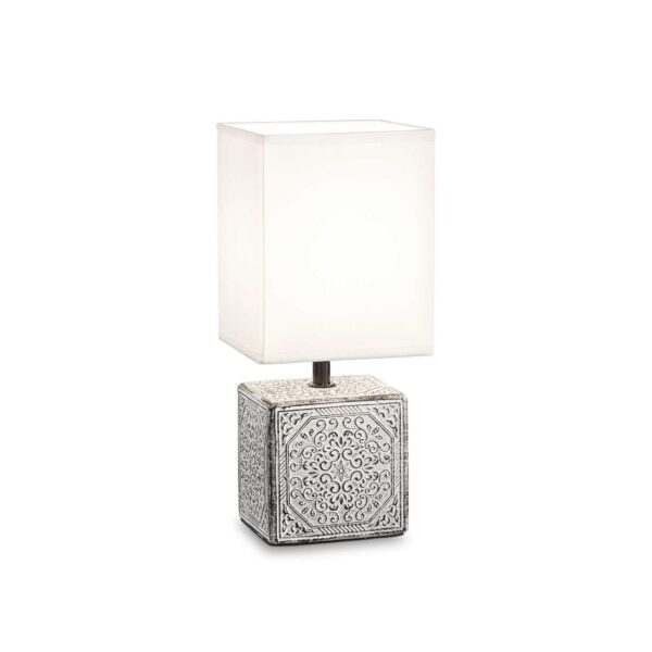 IDEAL LUX Επιτραπέζιο Φωτιστικό KALI’-1 1xE14 Λευκού Χρώματος – 245348