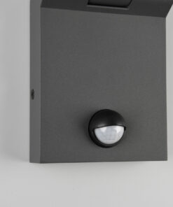 Απλίκα Τοίχου Περιστρεφόμενη Ανθρακί ADOUR με Αισθητήρα Κίνησης LED 7.5W 750lm CCT IP44 Trio Lighting – 245569142