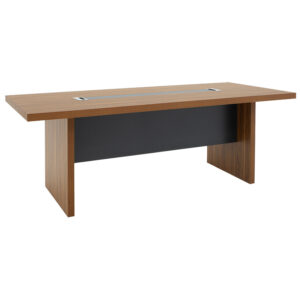 Conference table Oscar pakoworld 5cm walnut-anthracite 240x120x76cm 246-000008