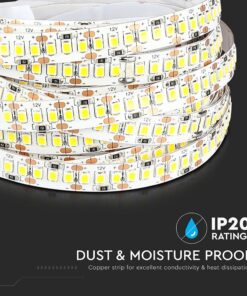 LED Ταινία 17W V-TAC Dimmable 1700lm/m Θερμό 3000K 5 Μέτρα – 212461