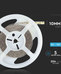 LED Ταινία 17W V-TAC Dimmable 1700lm/m Θερμό 3000K 5 Μέτρα – 212461