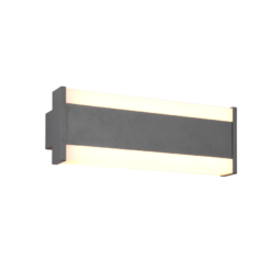 Απλίκα Τοίχου Ανθρακί 30cm DAWSON LED 7W 800lm CCT IP54 Trio Lighting – 246360142