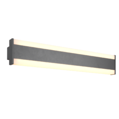 Απλίκα Τοίχου Ανθρακί 60cm DAWSON LED 8W 900lm CCT IP54 Trio Lighting – 246360242
