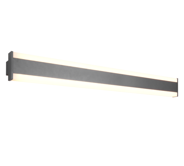 Απλίκα Τοίχου Ανθρακί 100cm DAWSON LED 11W 1300lm CCT IP54 Trio Lighting - 246360342