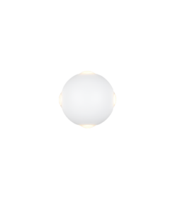 Απλίκα Αρχιτεκτονικού Φωτισμού με 4 Δέσμες Λευκή Ματ AVISIO LED 8W 1000lm 3000K IP54 Trio Lighting – 246760431