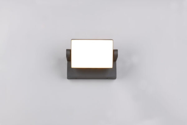 Απλίκα Τοίχου Περιστρεφόμενη Ανθρακί KANSAS LED 10W 1000lm 3000K IP44 Trio Lighting – 246860142