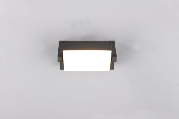 Απλίκα Τοίχου Περιστρεφόμενη Ανθρακί KANSAS LED 10W 1000lm 3000K IP44 Trio Lighting – 246860142