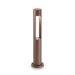 IDEAL LUX Φωτιστικό Κολωνάκι Κήπου ACQUA 1xG9 IP44 Καφέ Χρώματος – 246918