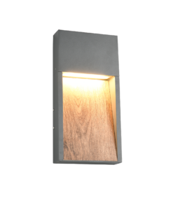 Φωτιστικό Τοίxου σε Απόχρωση Ξύλου & Ανθρακί SALMON LED 11W 1200lm 3000K IP44 Trio Lighting – 246960135