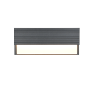 Απλίκα Τοίχου Ανθρακί MARIZA LED 10W 1100lm 3000K IP44 Trio Lighting – 247060142