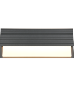 Απλίκα Τοίχου Ανθρακί MARIZA LED 10W 1100lm 3000K IP44 Trio Lighting – 247060142