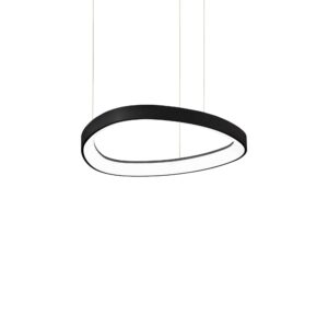 IDEAL LUX Κρεμαστό Φωτιστικό  GEMINI LED 38W 3000K Μαύρου Χρώματος – 247236