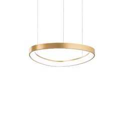 IDEAL LUX Κρεμαστό Φωτιστικό  GEMINI LED 38W 3000K Χρυσού Χρώματος – 247243
