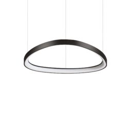 IDEAL LUX Κρεμαστό Φωτιστικό  GEMINI LED 48W 3000K Μαύρου Χρώματος – 247267