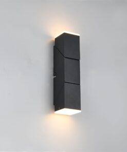 Φωτιστικό Τοίχου Up-Down Περιστρεφόμενο Μαύρο Ματ RAGLAN LED 7.6W 800lm 3000K Trio Lighting – 248510232