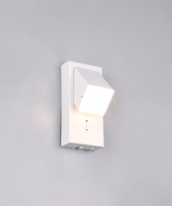 Φωτιστικό Τοίχου Περιστρεφόμενο Λευκό Ματ RAGLAN LED 3.8W 400lm 3000K με Διακόπτη Trio Lighting – 248570131