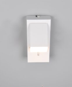 Φωτιστικό Τοίχου Περιστρεφόμενο Λευκό Ματ RAGLAN LED 3.8W 400lm 3000K με Διακόπτη Trio Lighting – 248570131