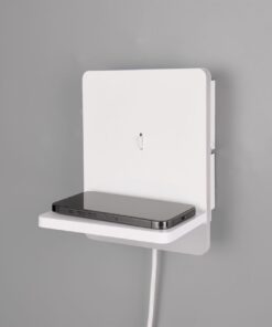 Φωτιστικό Τοίχου Κρεβατιού Λευκό Ματ FAIRFIELD LED 9W 950lm 3000K Step Dimmable με USB & Ασύρματο Φορτιστή Trio Lighting – 248670131