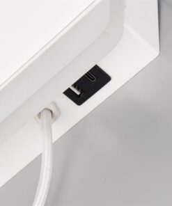 Φωτιστικό Τοίχου Κρεβατιού Λευκό Ματ FAIRFIELD LED 9W 950lm 3000K Step Dimmable με USB & Ασύρματο Φορτιστή Trio Lighting – 248670131