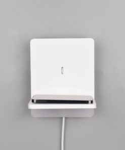 Φωτιστικό Τοίχου Κρεβατιού Λευκό Ματ FAIRFIELD LED 9W 950lm 3000K Step Dimmable με USB & Ασύρματο Φορτιστή Trio Lighting – 248670131